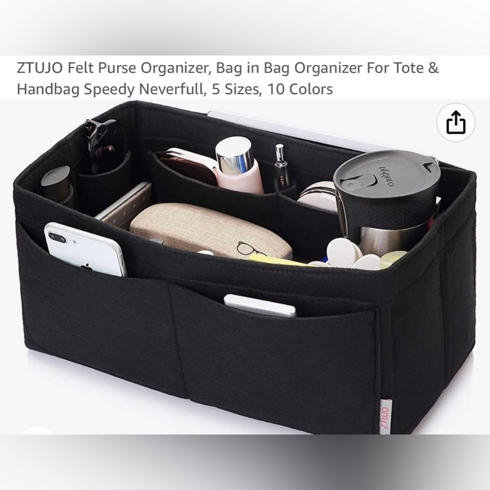 🖤 ZTUJO - EXTRA LARGE Felt Purse Organizer 🖤